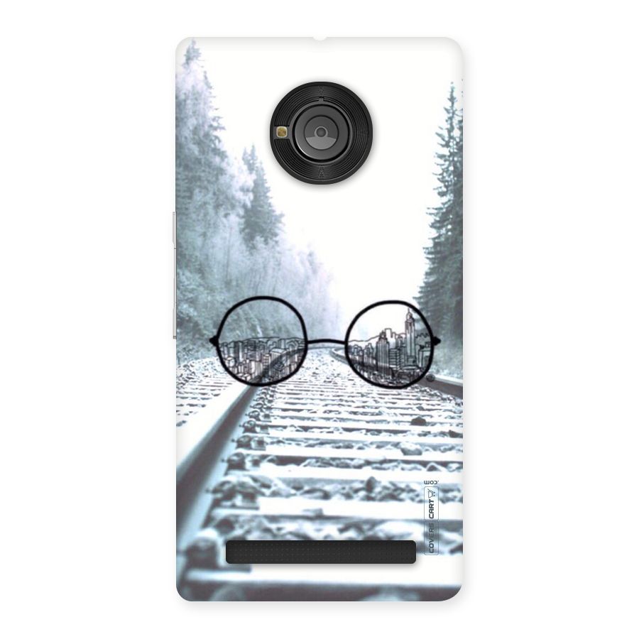 Tracks And Specs Back Case for Yu Yunique