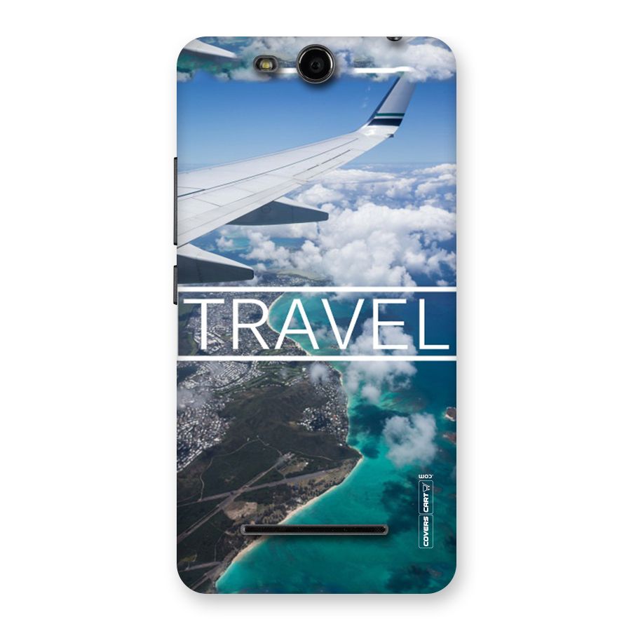 Travel Back Case for Micromax Canvas Juice 3 Q392