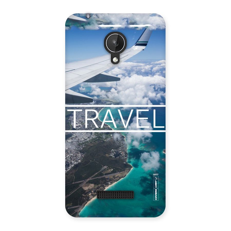 Travel Back Case for Micromax Canvas Spark Q380