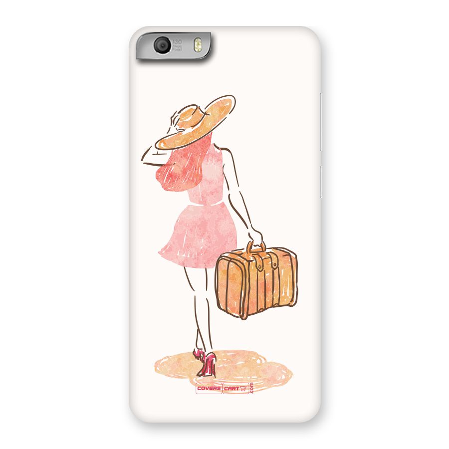 Travel Girl Back Case for Canvas Knight 2
