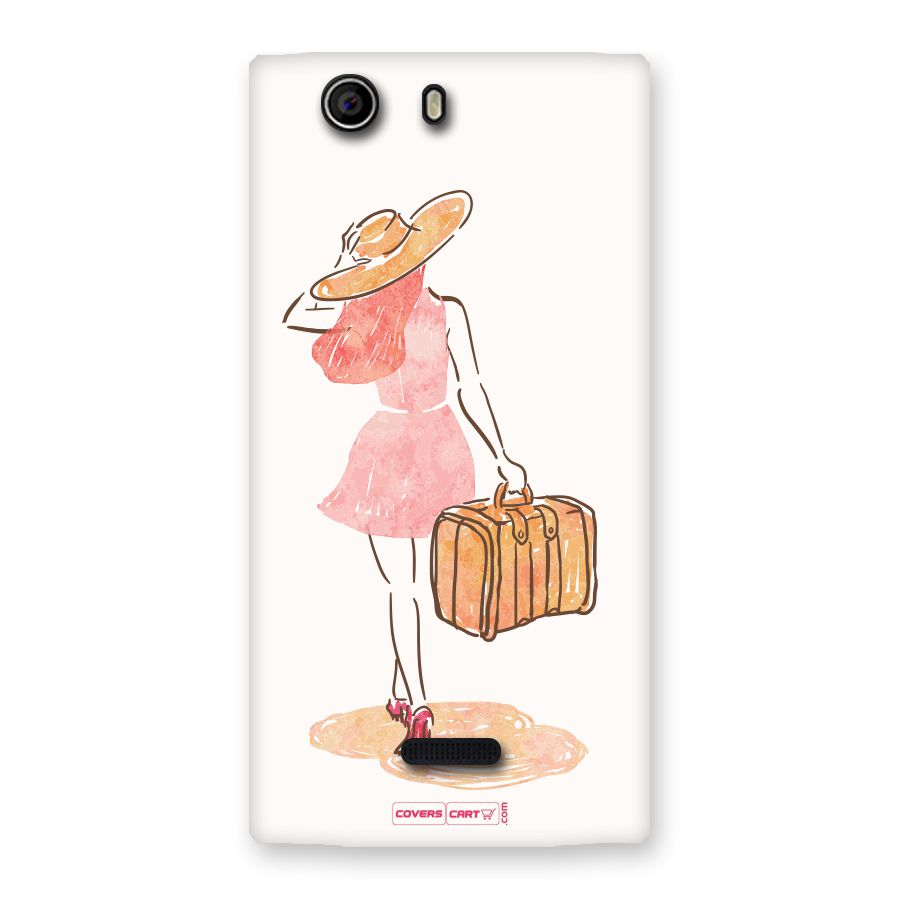Travel Girl Back Case for Canvas Nitro 2