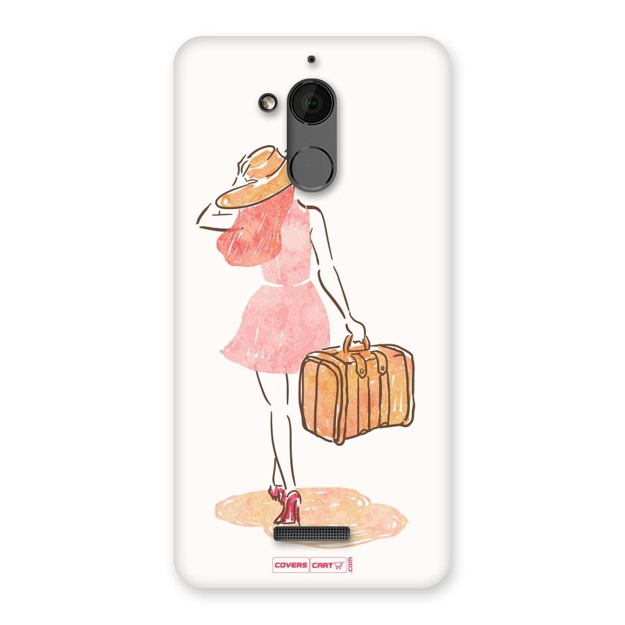 Travel Girl Back Case for Coolpad Note 5