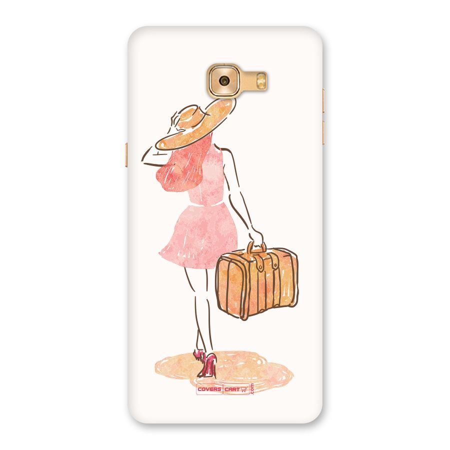 Travel Girl Back Case for Galaxy C9 Pro