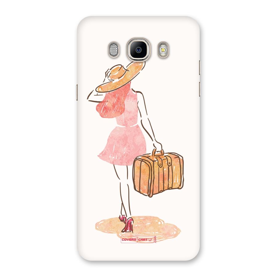 Travel Girl Back Case for Galaxy On8