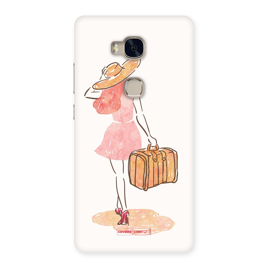 Travel Girl Back Case for Huawei Honor 5X