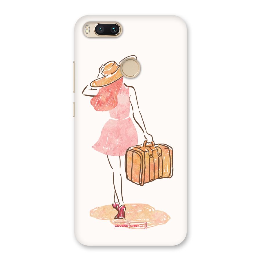Travel Girl Back Case for Mi A1