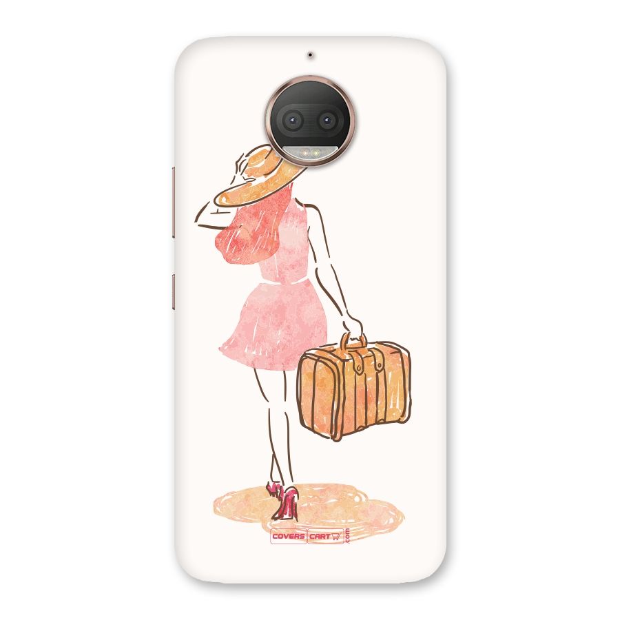 Travel Girl Back Case for Moto G5s Plus