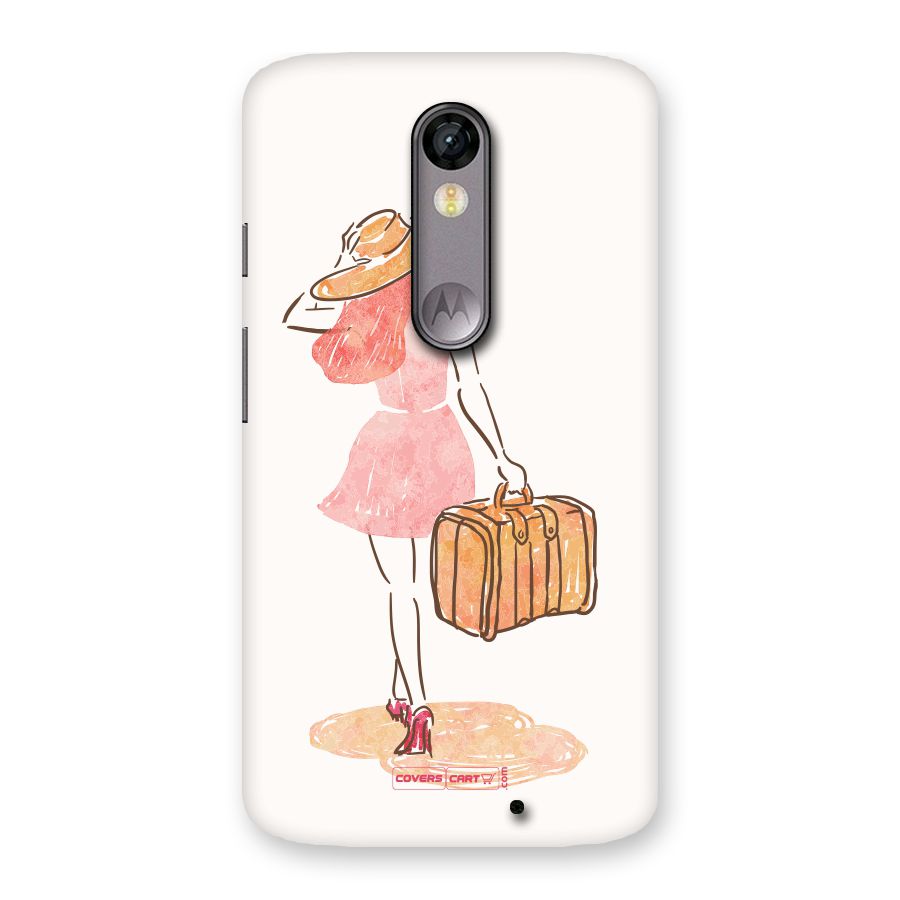 Travel Girl Back Case for Moto X Force