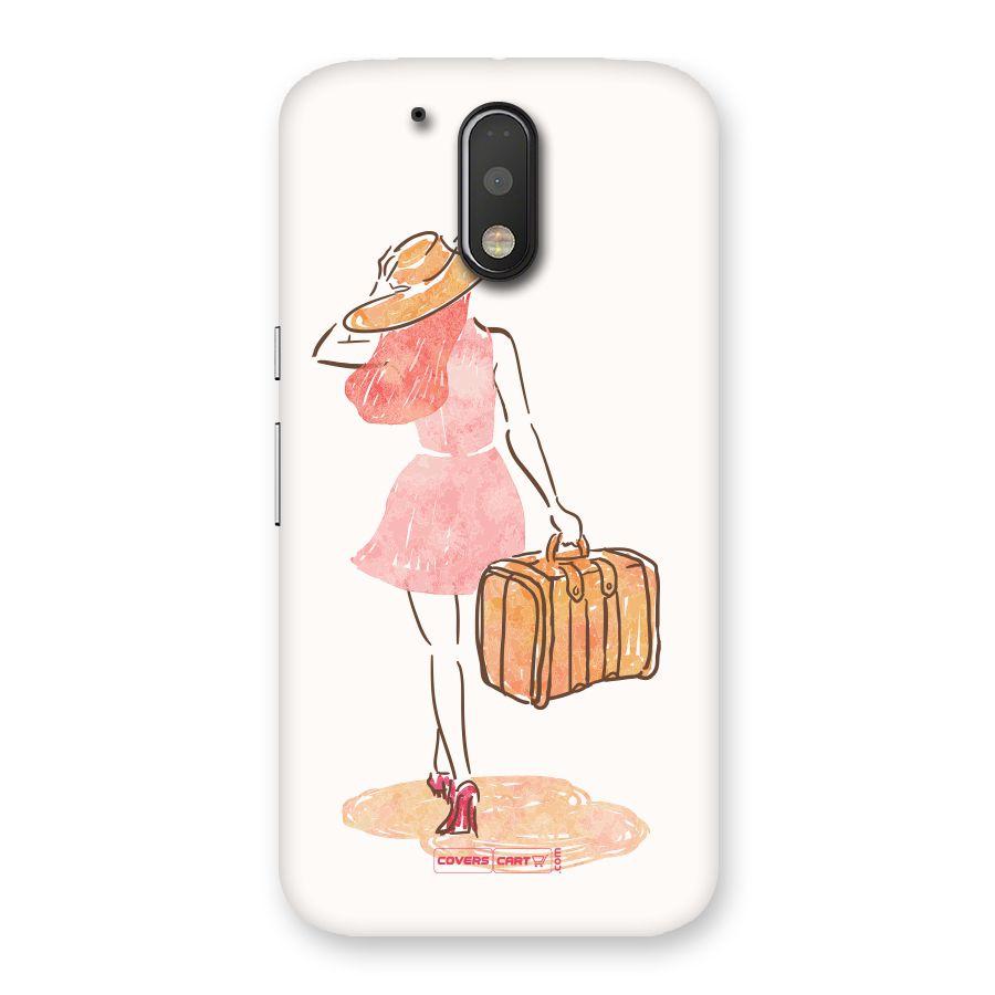 Travel Girl Back Case for Motorola Moto G4