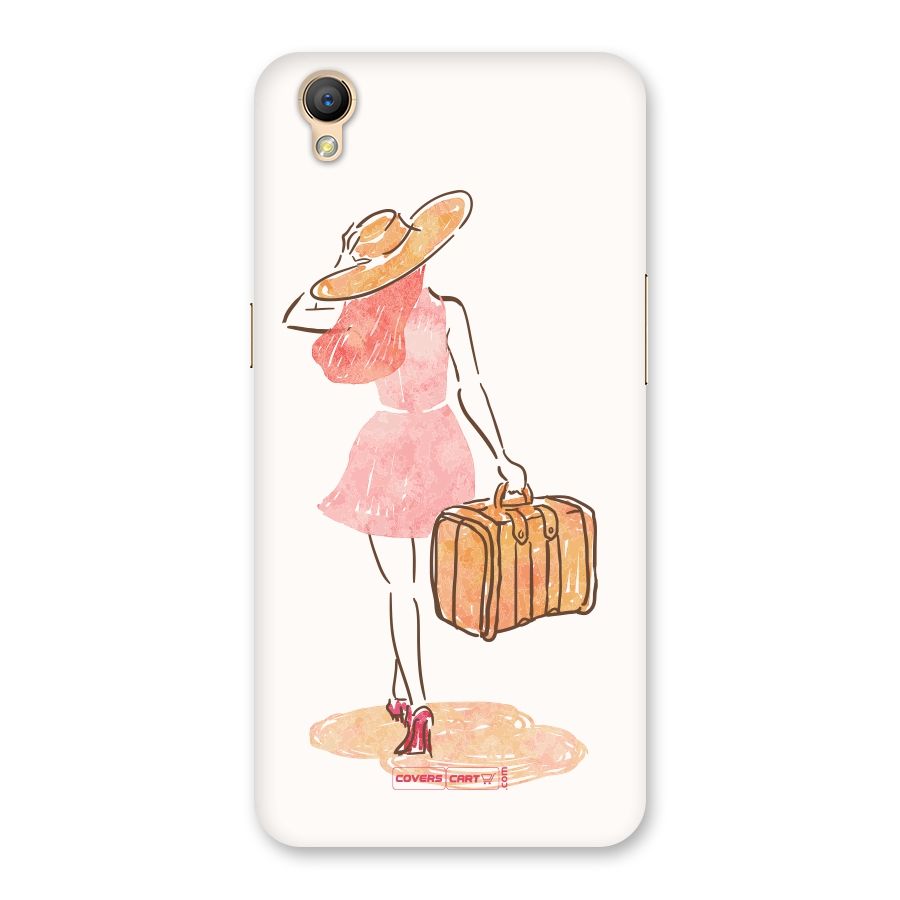 Travel Girl Back Case for Oppo A37