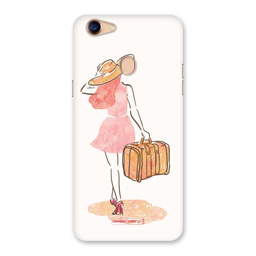 Travel Girl Back Case for Oppo F5