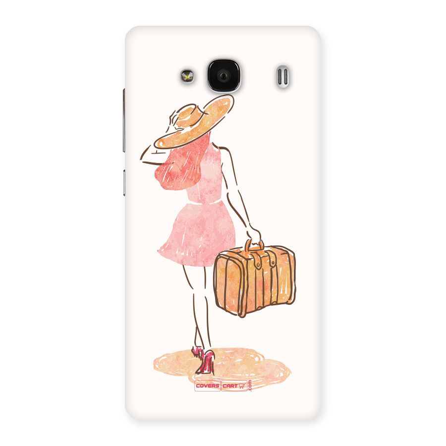 Travel Girl Back Case for Redmi 2s