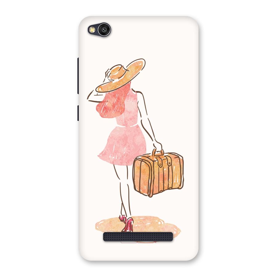 Travel Girl Back Case for Redmi 4A