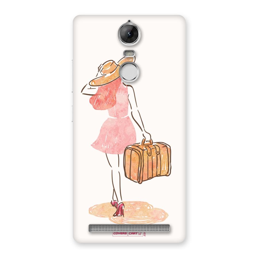 Travel Girl Back Case for Vibe K5 Note