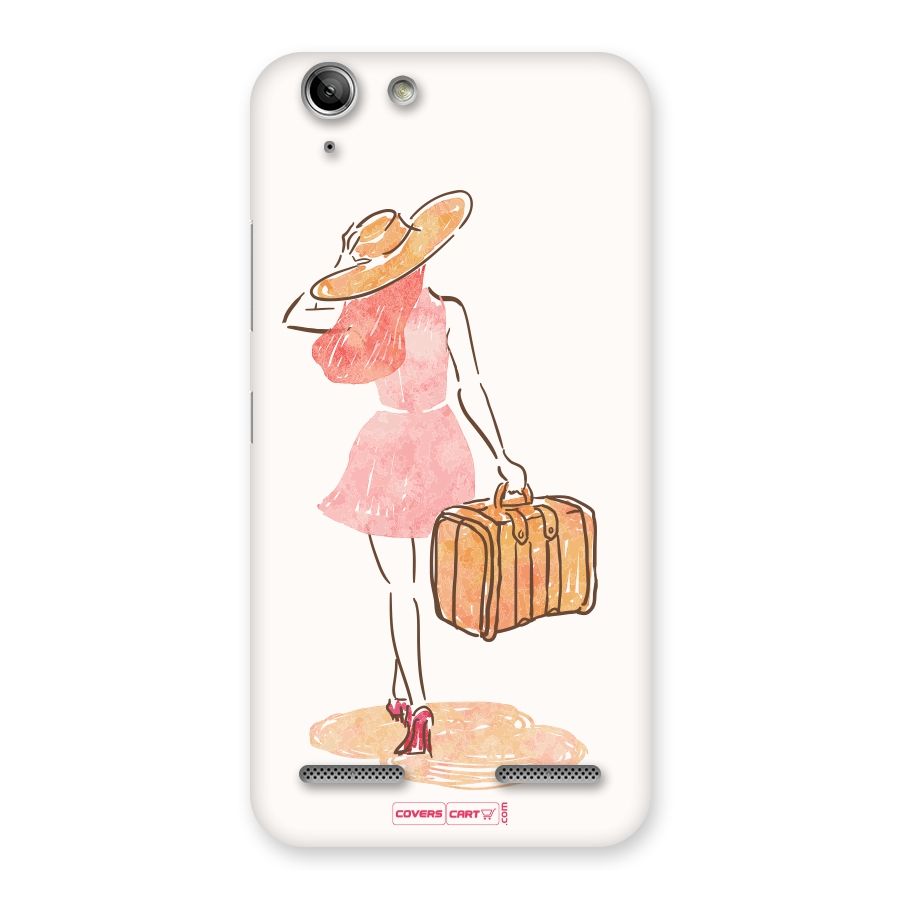 Travel Girl Back Case for Vibe K5 Plus