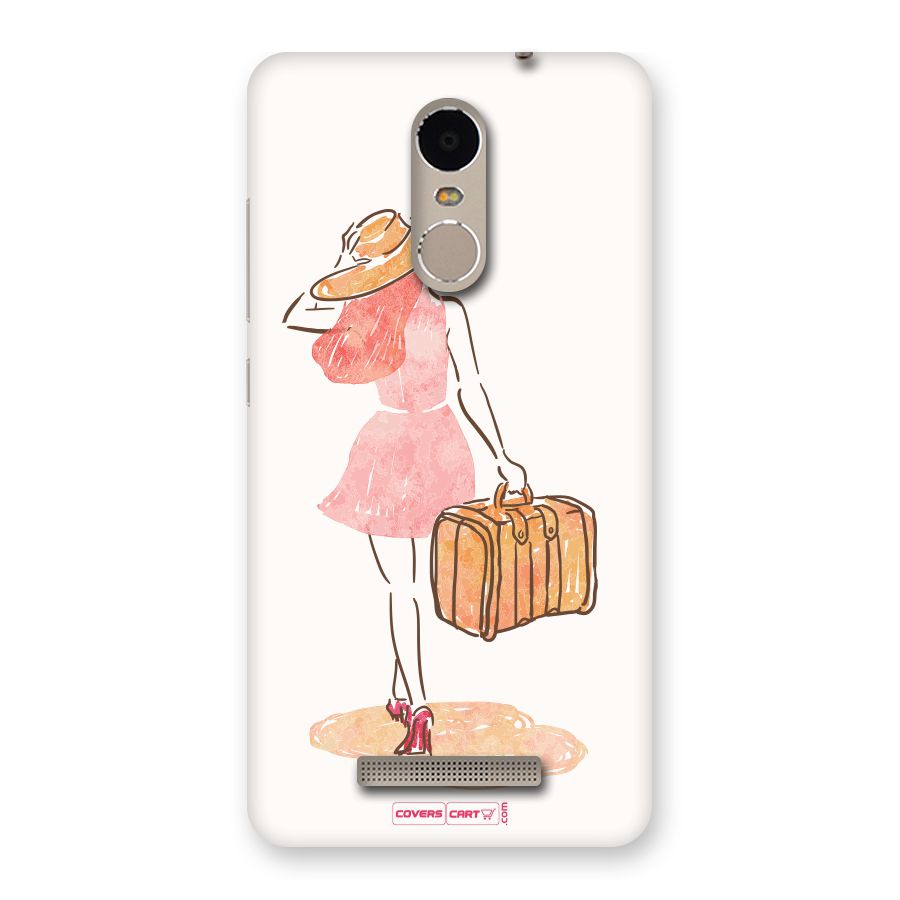 Travel Girl Back Case for Xiaomi Redmi Note 3
