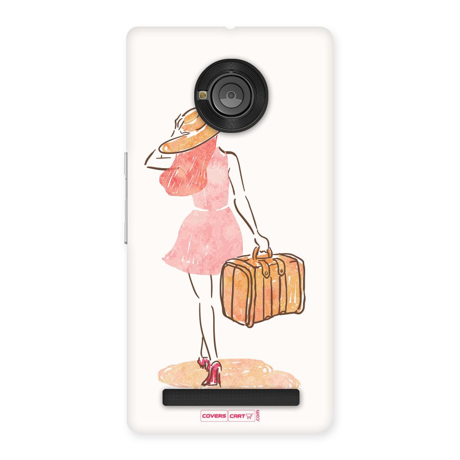 Travel Girl Back Case for YU Yunique