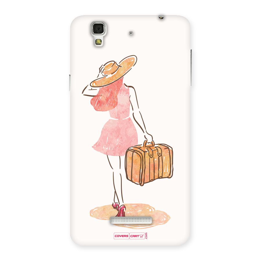 Travel Girl Back Case for YU Yureka Plus