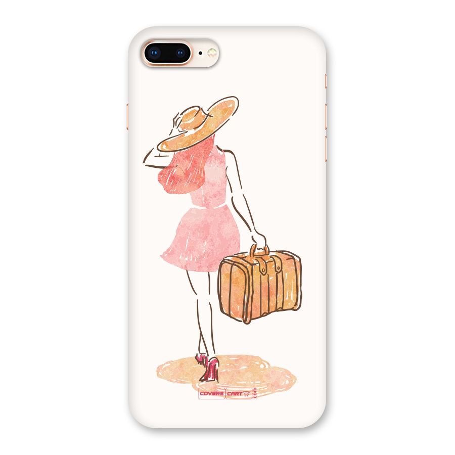 Travel Girl Back Case for iPhone 8 Plus