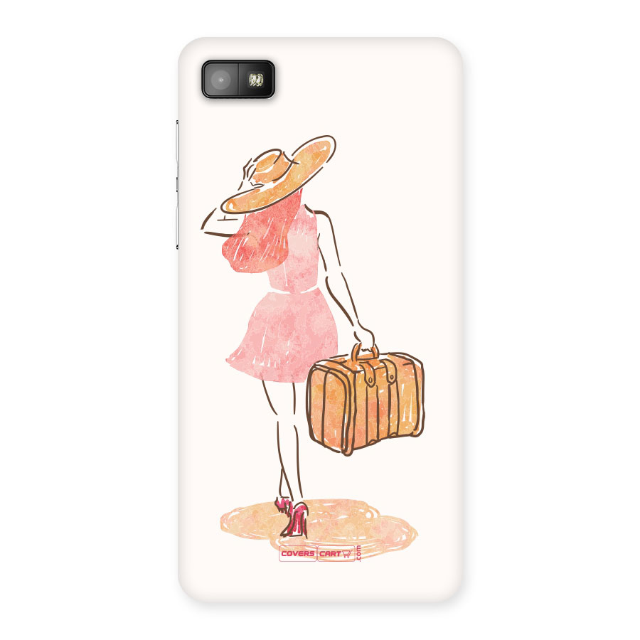 Travel Girl Back Case for Blackberry Z10