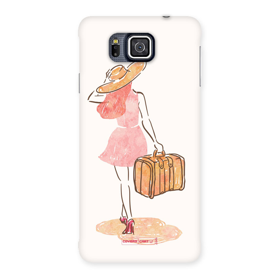 Travel Girl Back Case for Galaxy Alpha