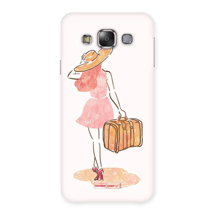 Travel Girl Back Case for Galaxy E7
