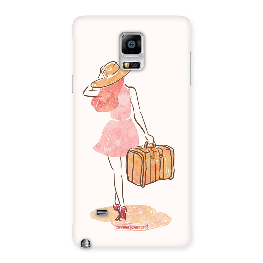 Travel Girl Back Case for Galaxy Note 4