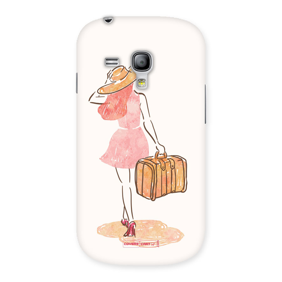 Travel Girl Back Case for Galaxy S3 Mini