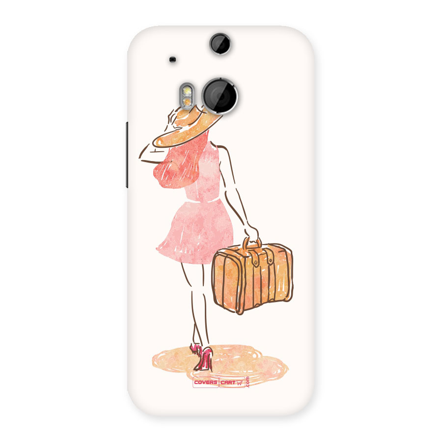 Travel Girl Back Case for HTC One M8