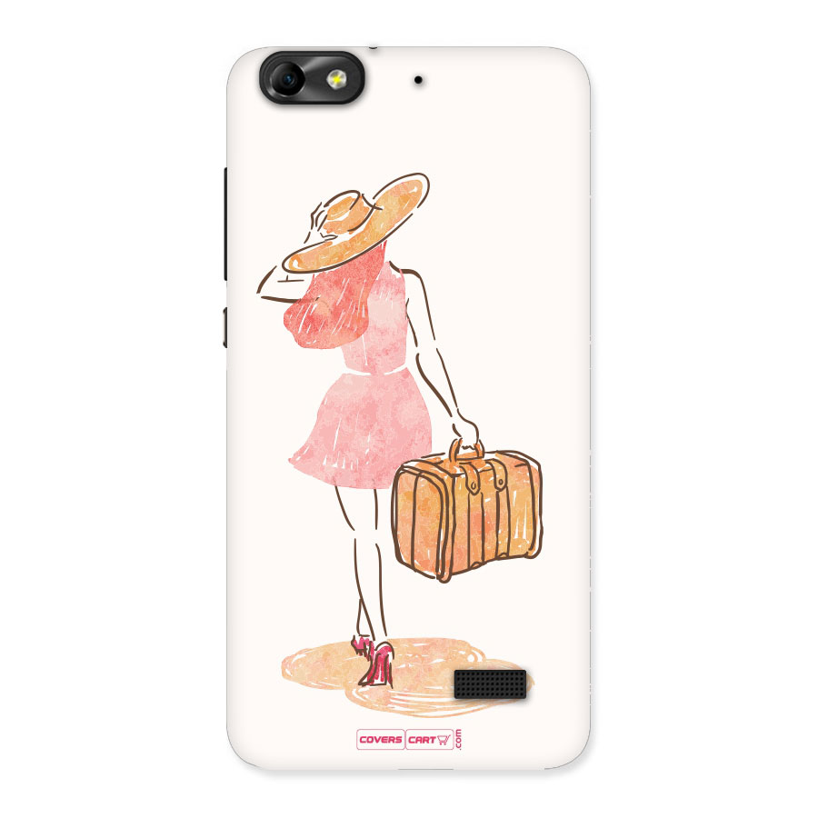 Travel Girl Back Case for Honor 4C