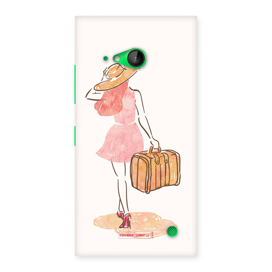Travel Girl Back Case for Lumia 730