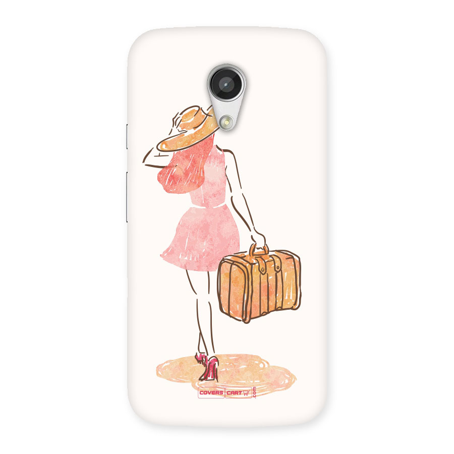 Travel Girl Back Case for Moto G 2nd Gen