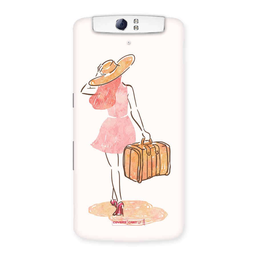 Travel Girl Back Case for Oppo N1