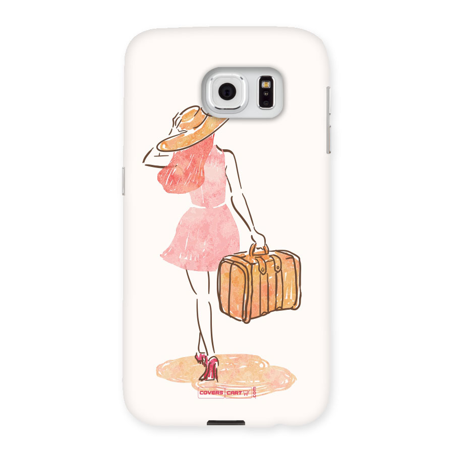 Travel Girl Back Case for Samsung Galaxy S6