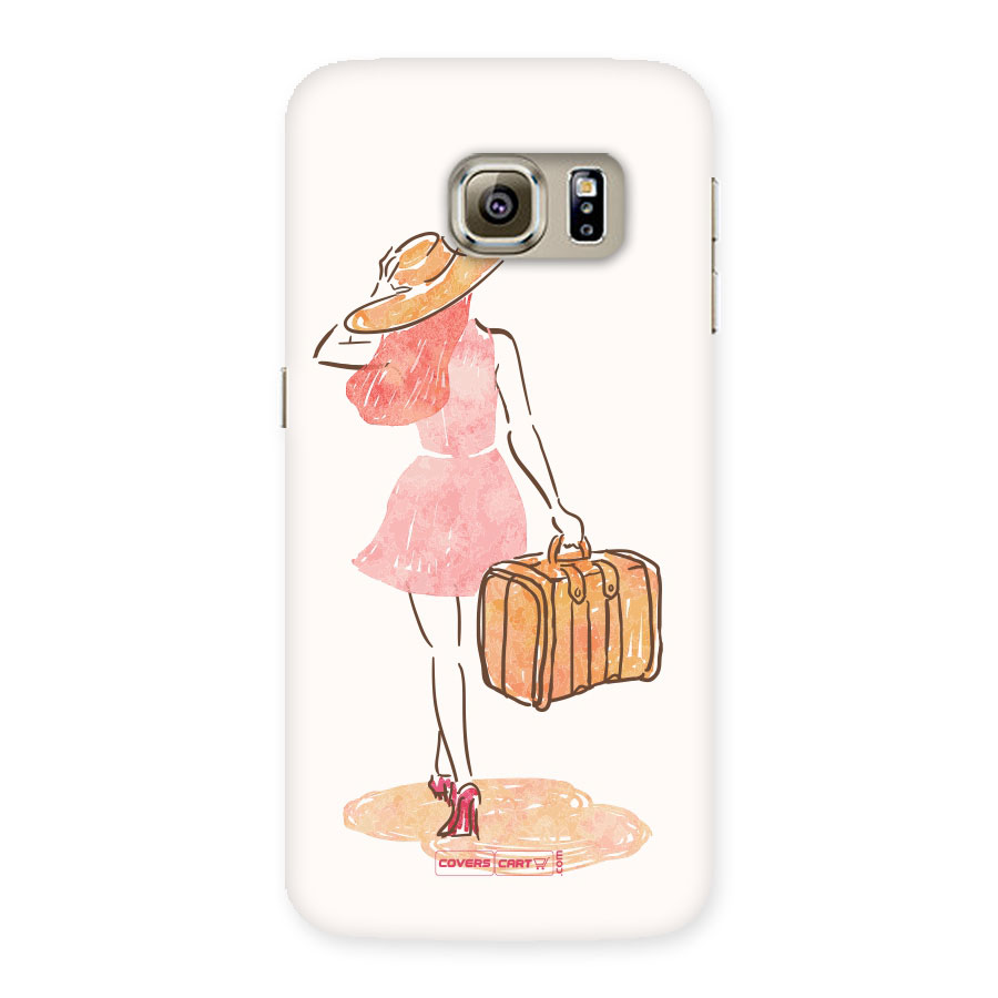 Travel Girl Back Case for Samsung Galaxy S6 Edge