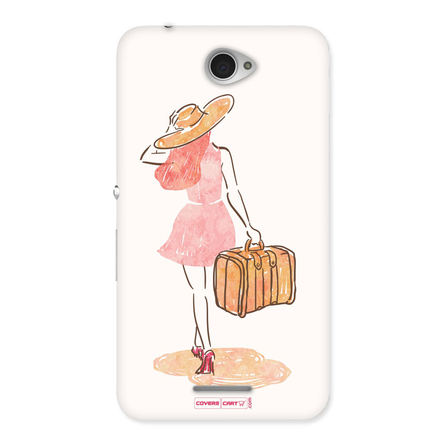 Travel Girl Back Case for Sony Xperia E4