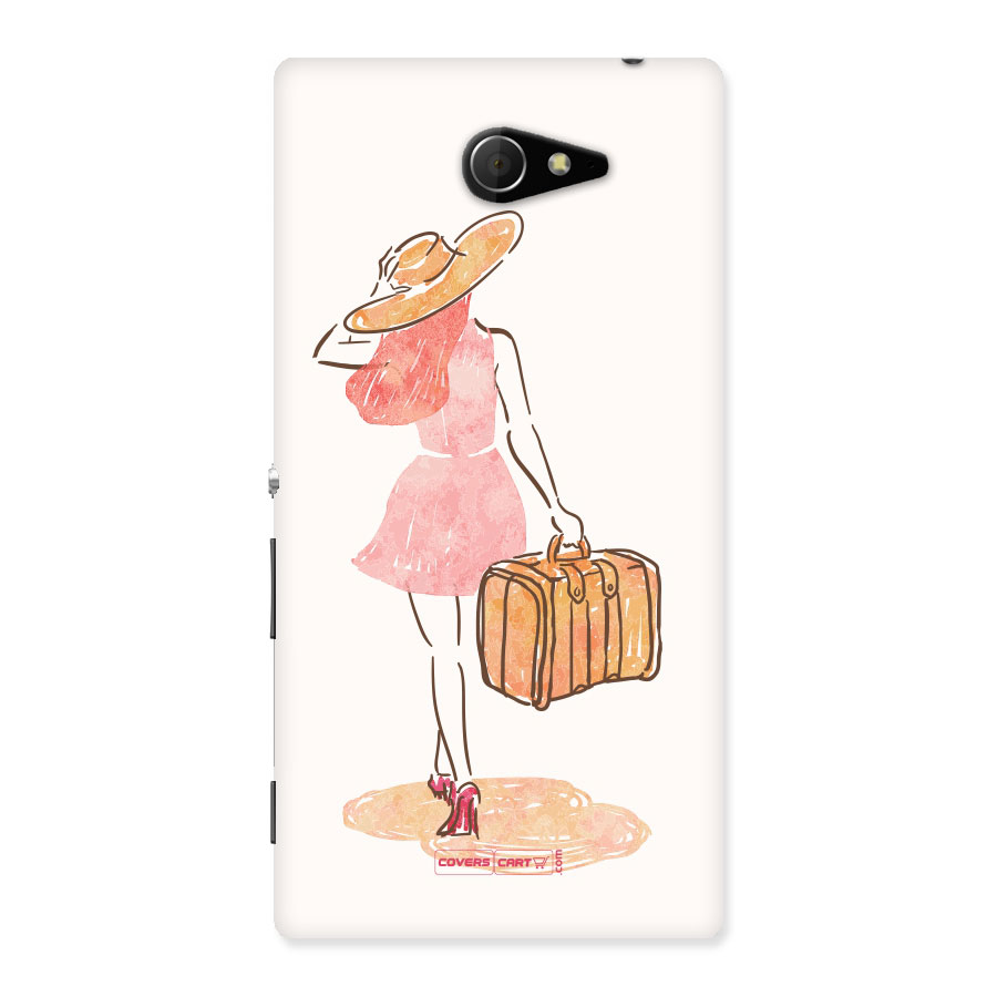 Travel Girl Back Case for Sony Xperia M2