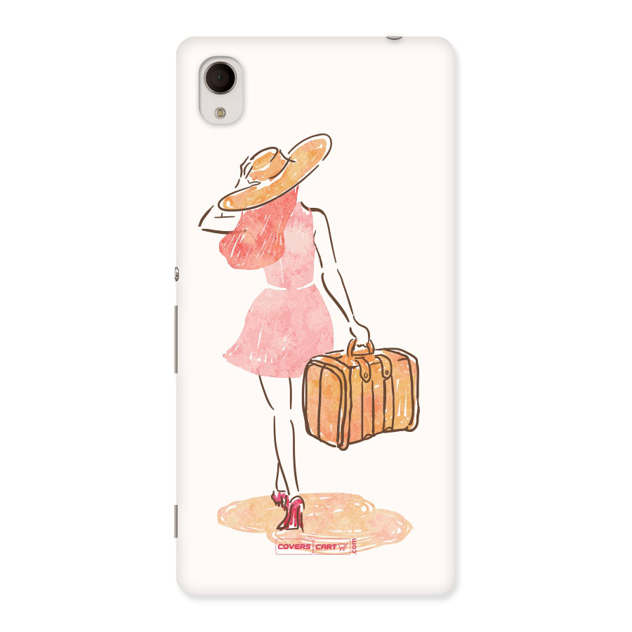 Travel Girl Back Case for Sony Xperia M4