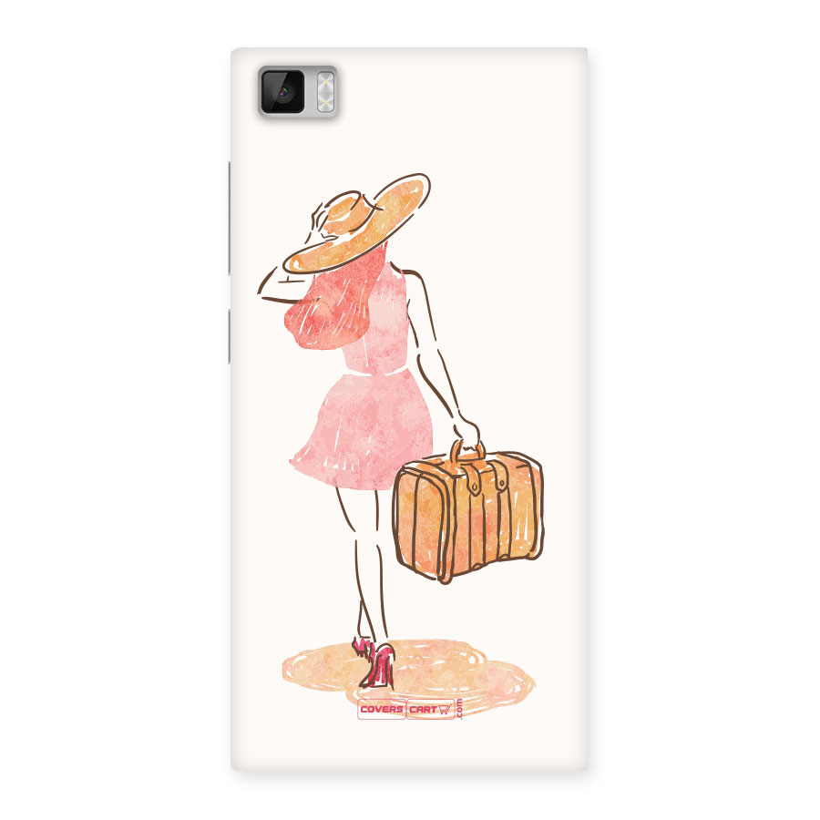 Travel Girl Back Case for Xiaomi Mi3