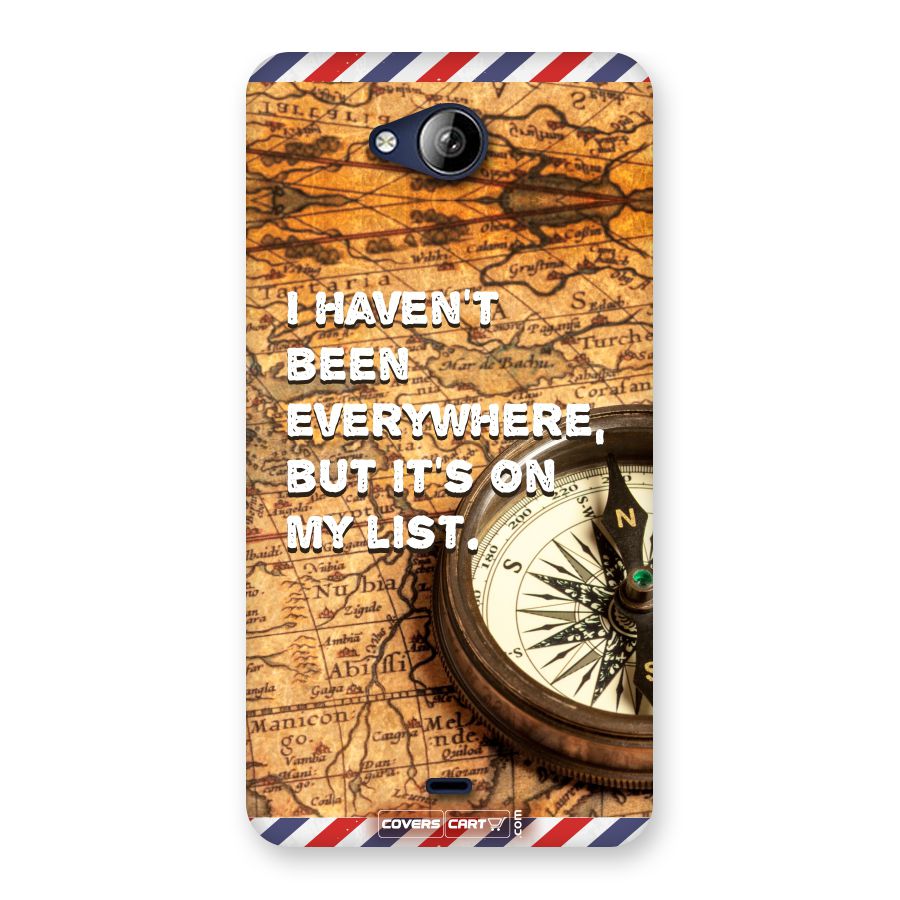 Travel Map Back Case for Canvas Play