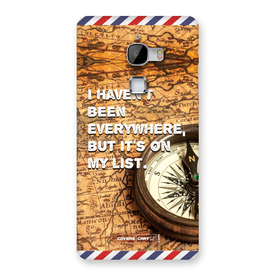 Travel Map Back Case for LeTV Le Max