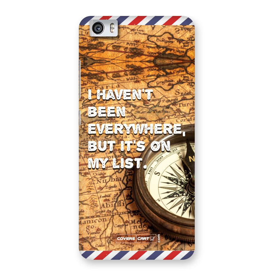 Travel Map Back Case for Xiaomi Redmi Mi 5