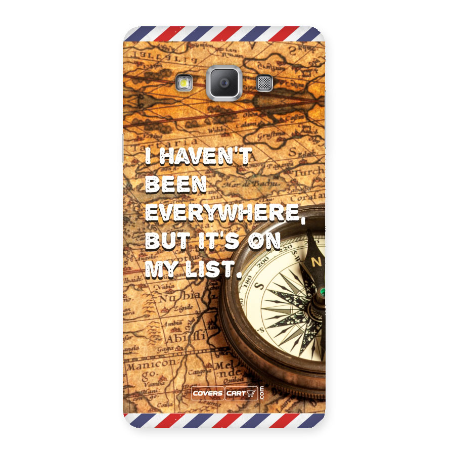 Travel Quote Back Case for Galaxy A7