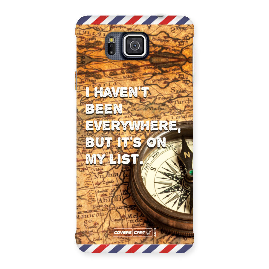 Travel Quote Back Case for Galaxy Alpha