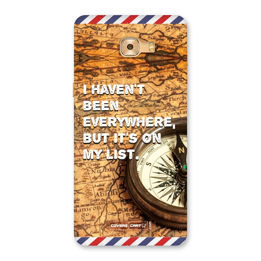 Travel Quote Back Case for Galaxy C9 Pro