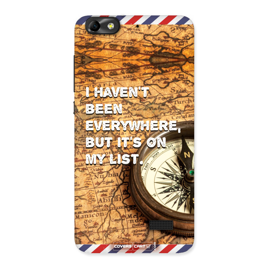 Travel Quote Back Case for Honor 4C