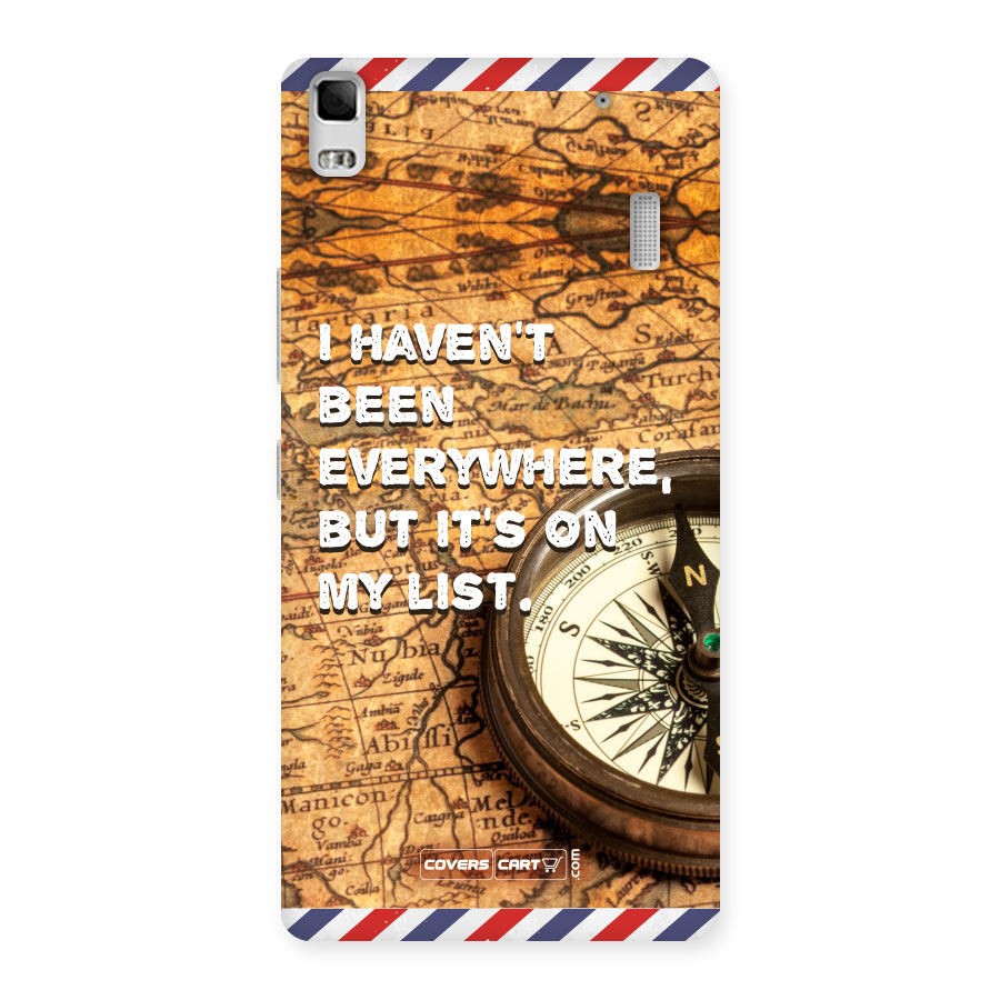 Travel Quote Back Case for Lenovo A7000