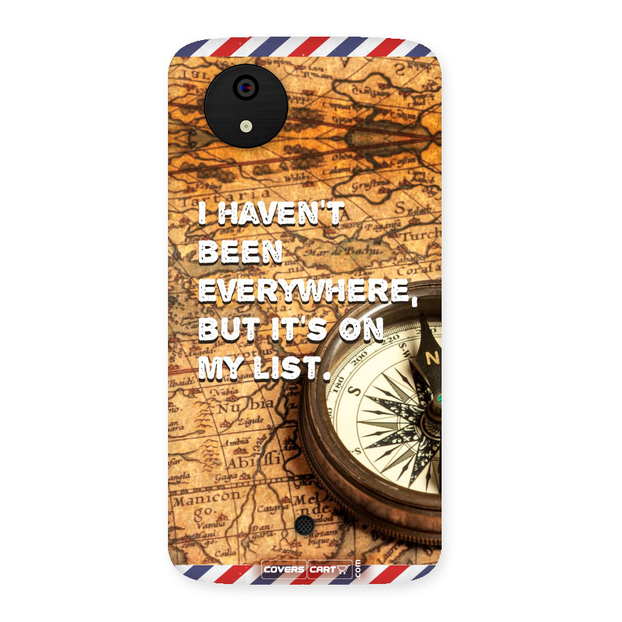 Travel Quote Back Case for Micromax Canvas A1