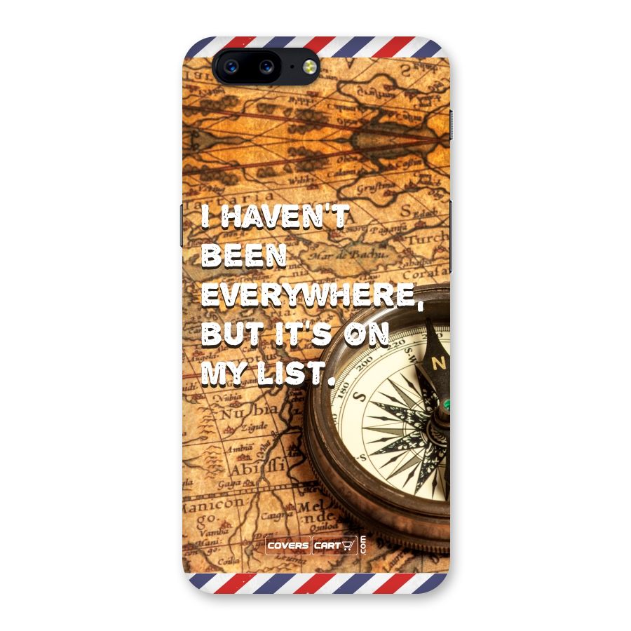 Travel Quote Back Case for OnePlus 5