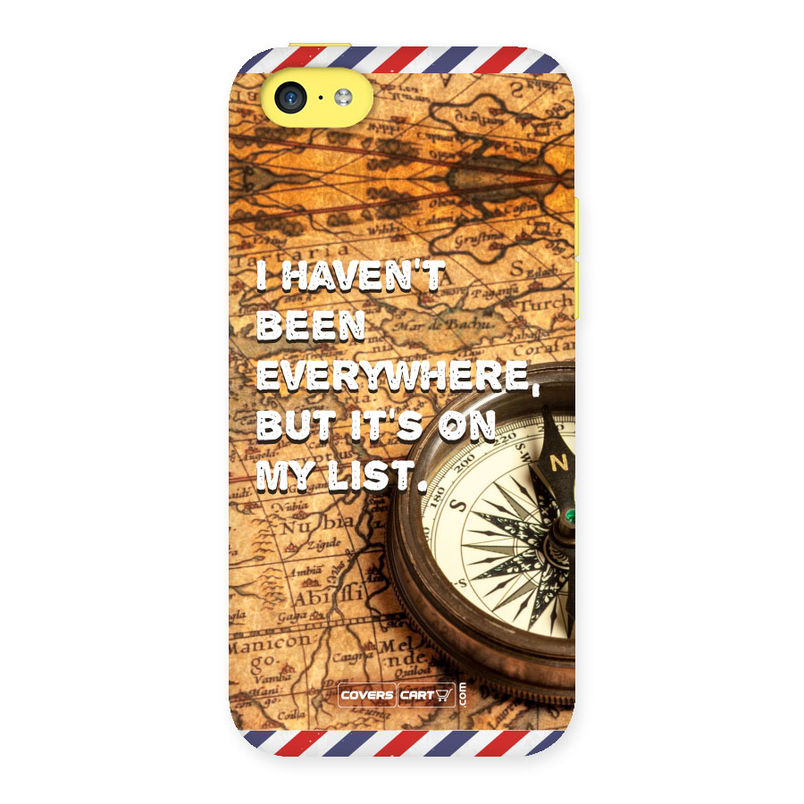 Travel Quote Back Case for iPhone 5C